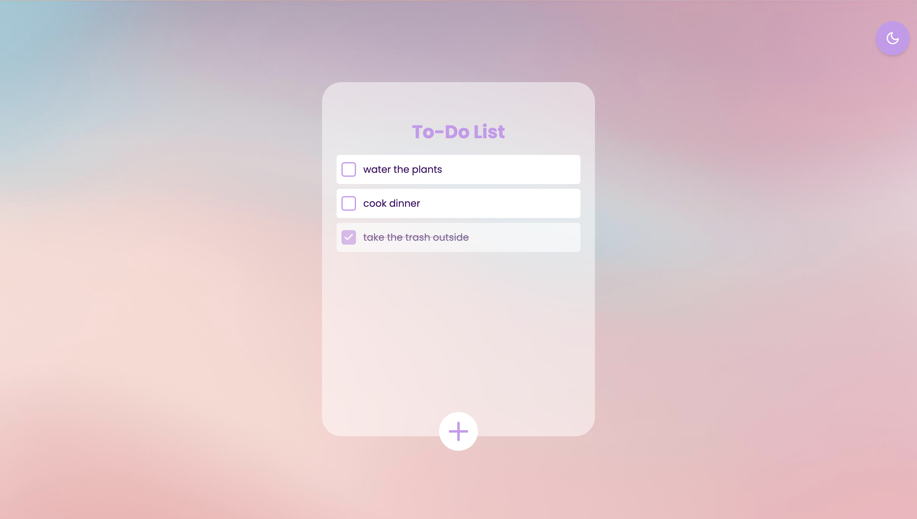 to-do app